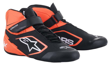 Alpinestars Tech-1 K v2 Karting Shoes - BLACK/ORANGE PAIR IMAGE
